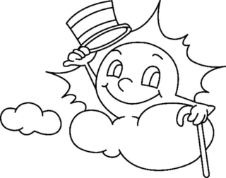 Soleil 01 - Coloriages divers - Coloriages - 10doigts.fr